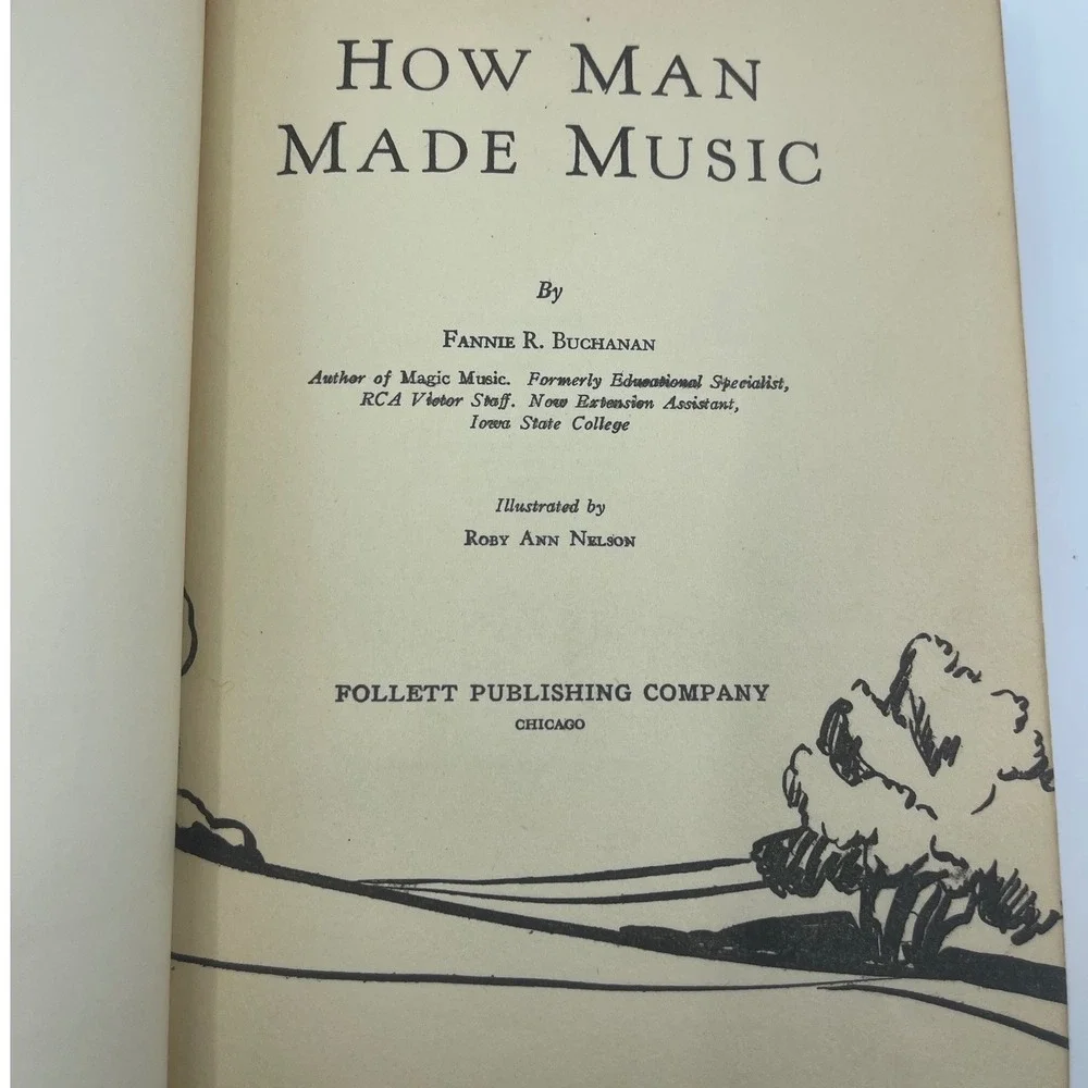 The‎ Story of Man and His Changing World How Man Made Music Vintage Book 1936